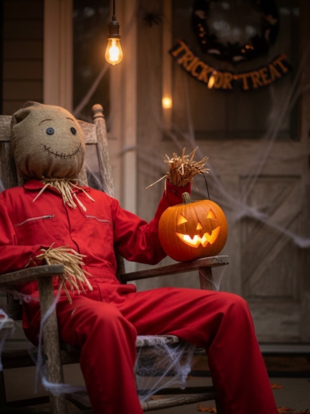 Red Horror Halloween jumpsuit